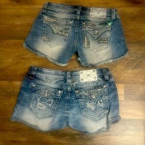 Miss Me Cut Off Shorts Early 2000